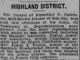 Alexander D Cairns funeral 14 May 1902 The Boston Globe newspaper