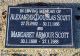 Alexander D and Margaret A Scott, Andersons Bay Cemetery
