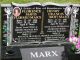 MARX Forence Mavis and Henry Francis Headstone