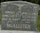 McALISTER Angus and Nancy Delaney Mount View Cemetery Billings Yellowstone Montana USA